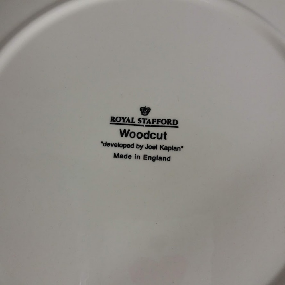 Royal Stafford Faux Bois Plate Platter 12.5 China - Picture 3 of 3